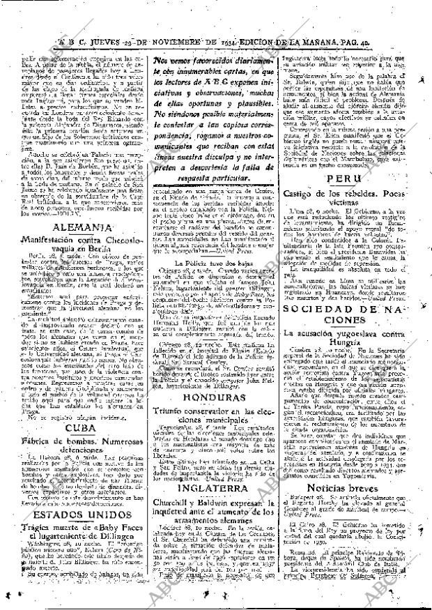 ABC MADRID 29-11-1934 página 40