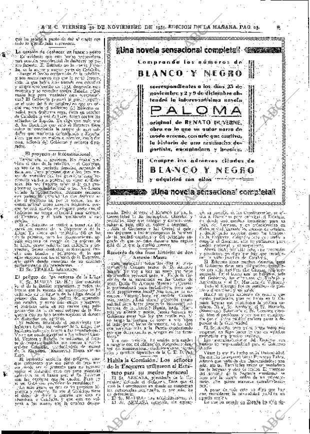 ABC MADRID 30-11-1934 página 23