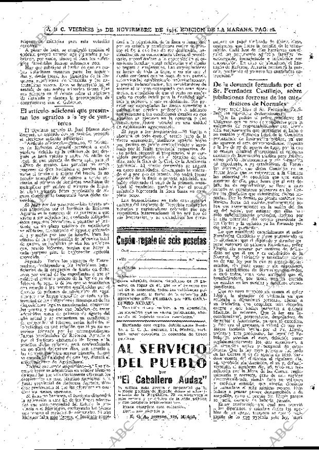 ABC MADRID 30-11-1934 página 26