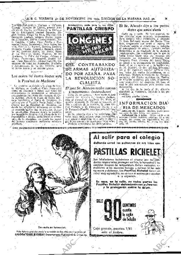 ABC MADRID 30-11-1934 página 30