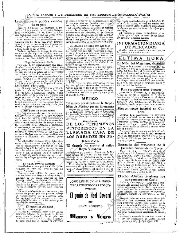 ABC SEVILLA 01-12-1934 página 30