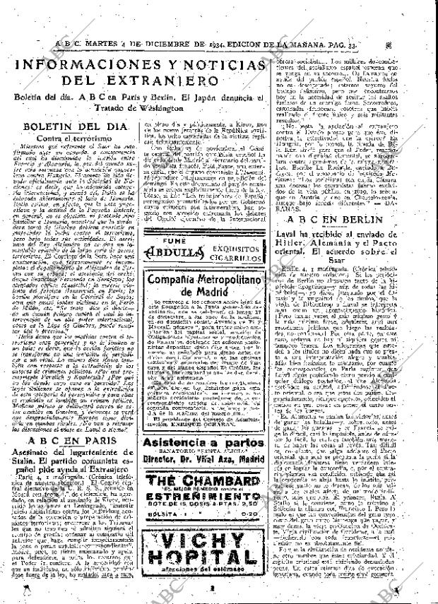 ABC MADRID 04-12-1934 página 33