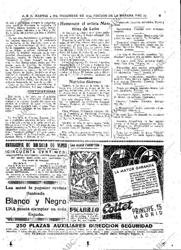 ABC MADRID 04-12-1934 página 37
