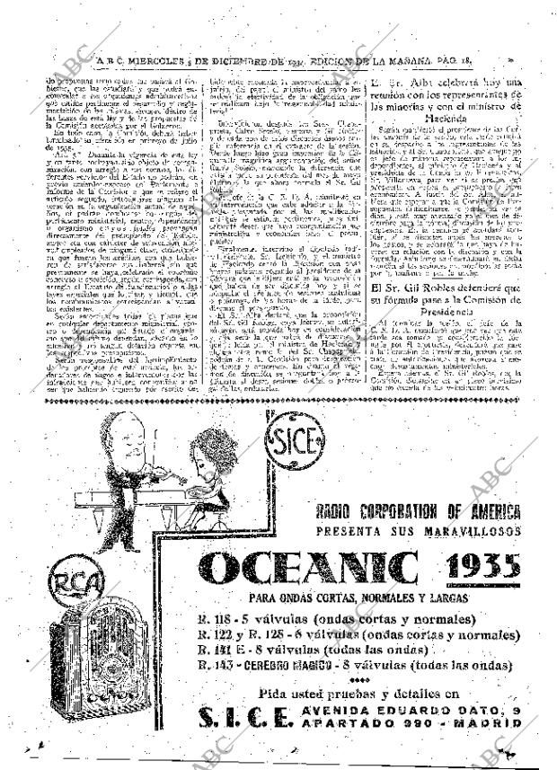 ABC MADRID 05-12-1934 página 18