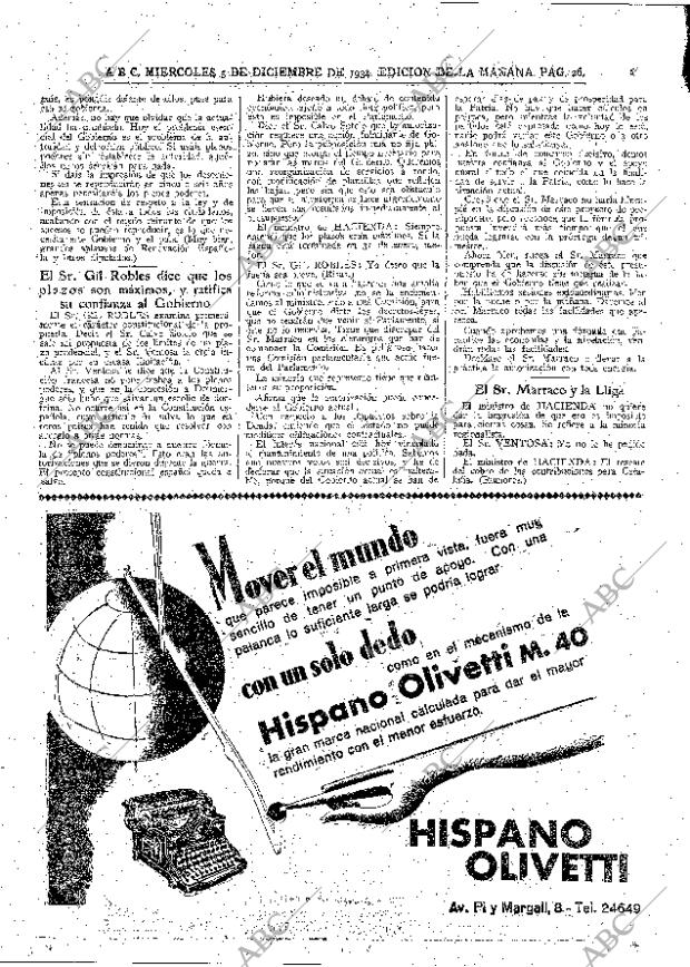 ABC MADRID 05-12-1934 página 26