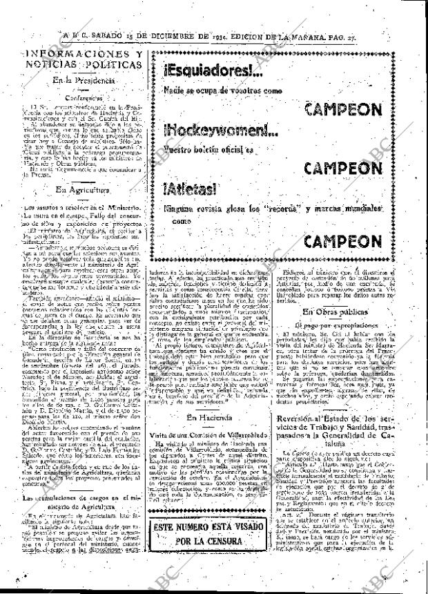 ABC MADRID 15-12-1934 página 27