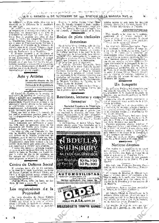 ABC MADRID 15-12-1934 página 42