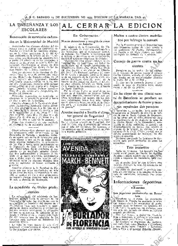 ABC MADRID 15-12-1934 página 47