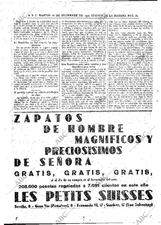 ABC MADRID 18-12-1934 página 16
