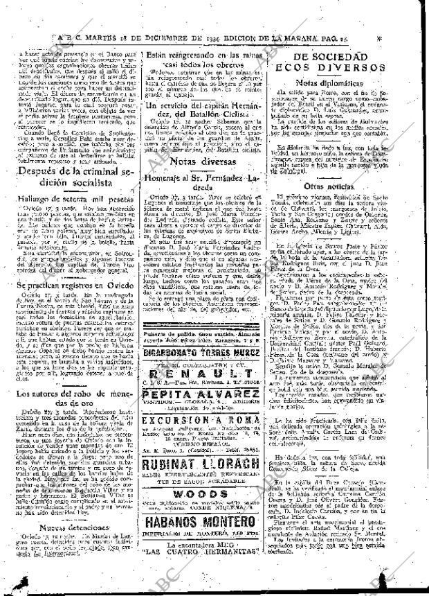ABC MADRID 18-12-1934 página 25
