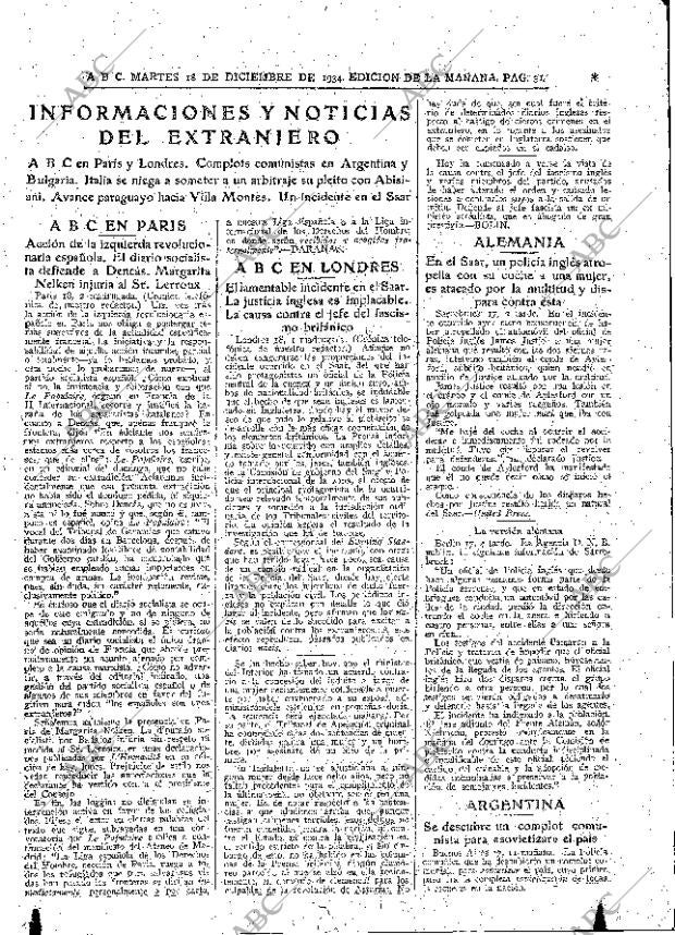 ABC MADRID 18-12-1934 página 31