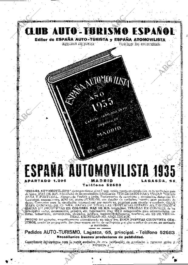 ABC MADRID 19-12-1934 página 16