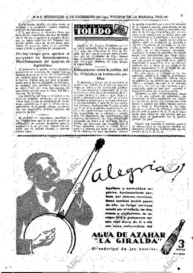 ABC MADRID 19-12-1934 página 18