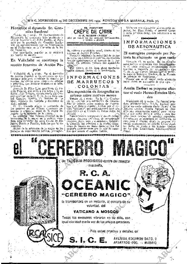 ABC MADRID 19-12-1934 página 30