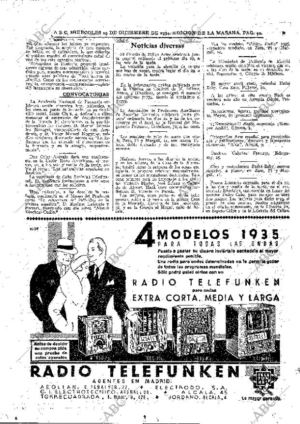 ABC MADRID 19-12-1934 página 40