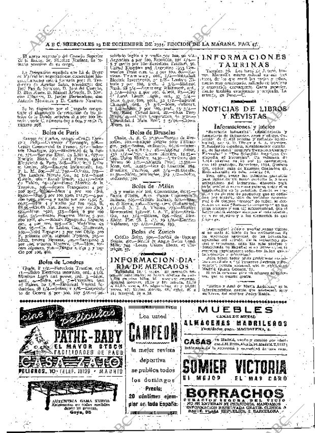 ABC MADRID 19-12-1934 página 47
