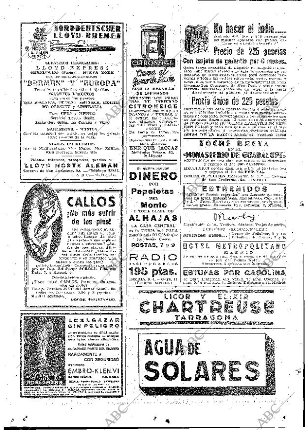 ABC MADRID 20-12-1934 página 16