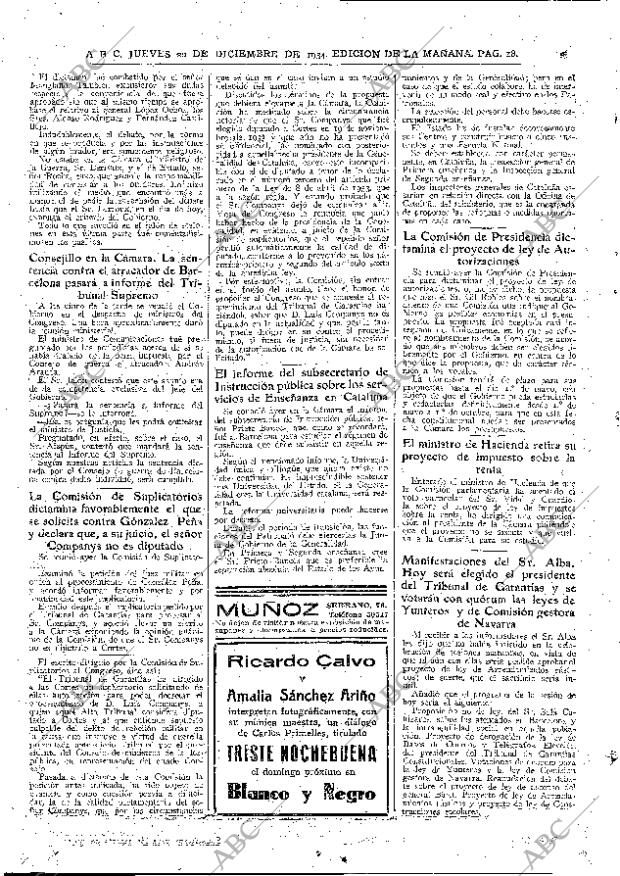 ABC MADRID 20-12-1934 página 18