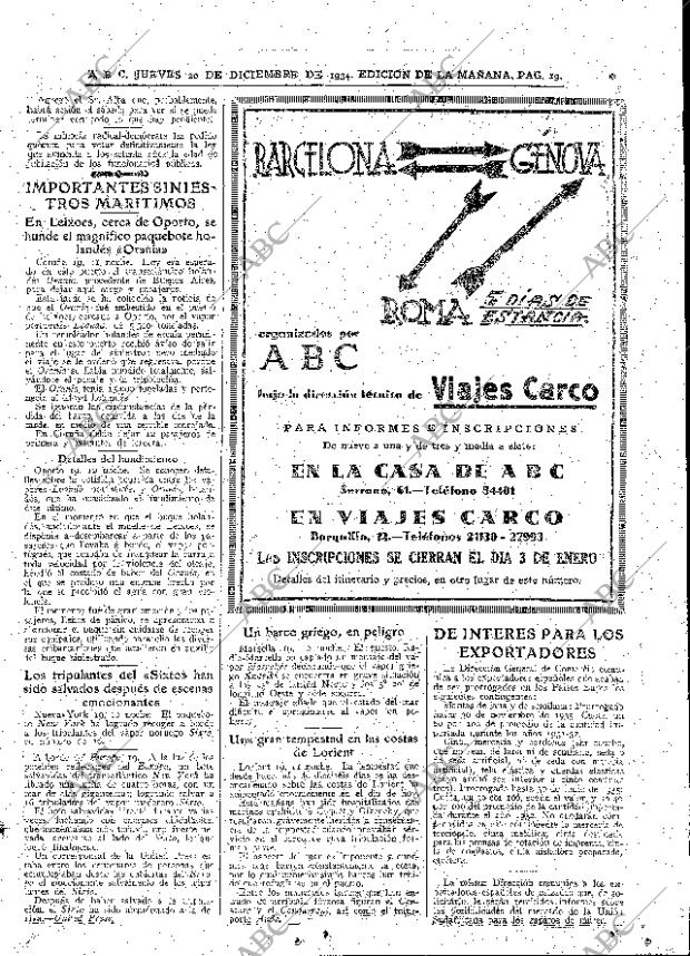 ABC MADRID 20-12-1934 página 19