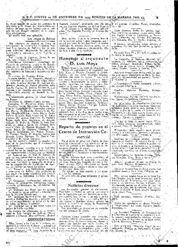 ABC MADRID 20-12-1934 página 45