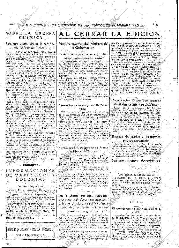 ABC MADRID 20-12-1934 página 49