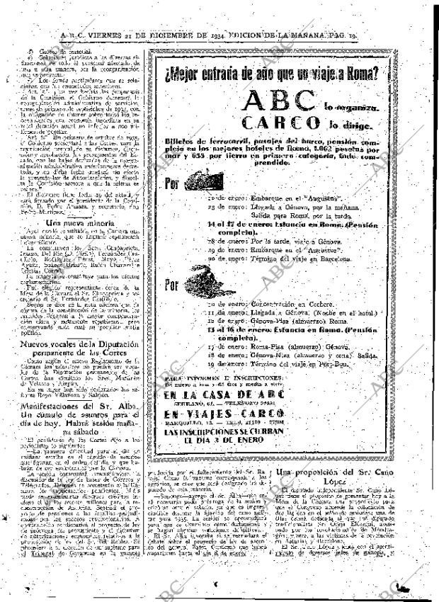 ABC MADRID 21-12-1934 página 19