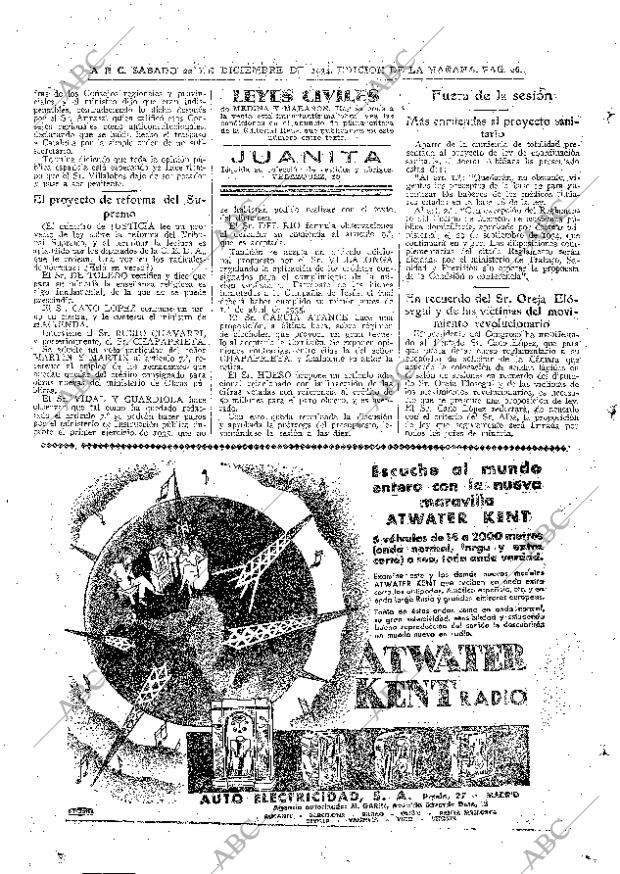 ABC MADRID 22-12-1934 página 26