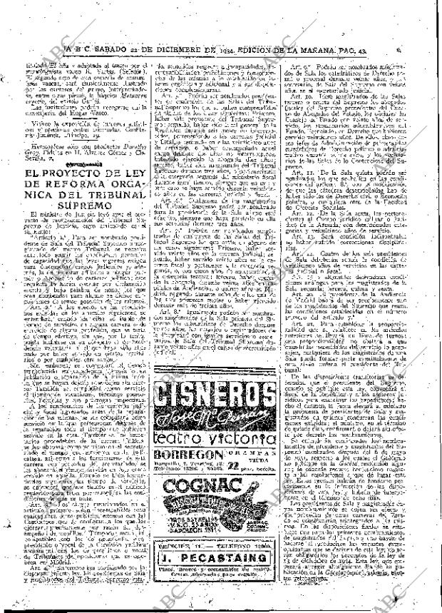 ABC MADRID 22-12-1934 página 43