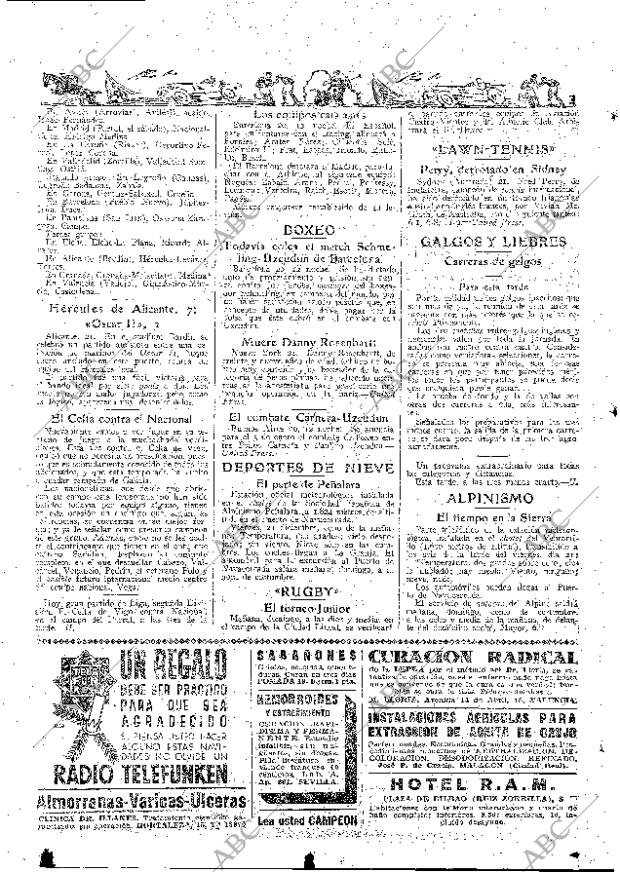 ABC MADRID 22-12-1934 página 56