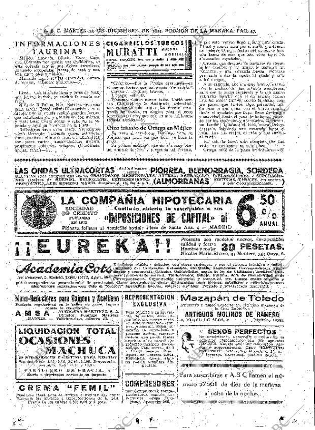 ABC MADRID 25-12-1934 página 41
