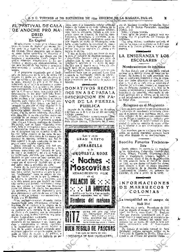 ABC MADRID 28-12-1934 página 26