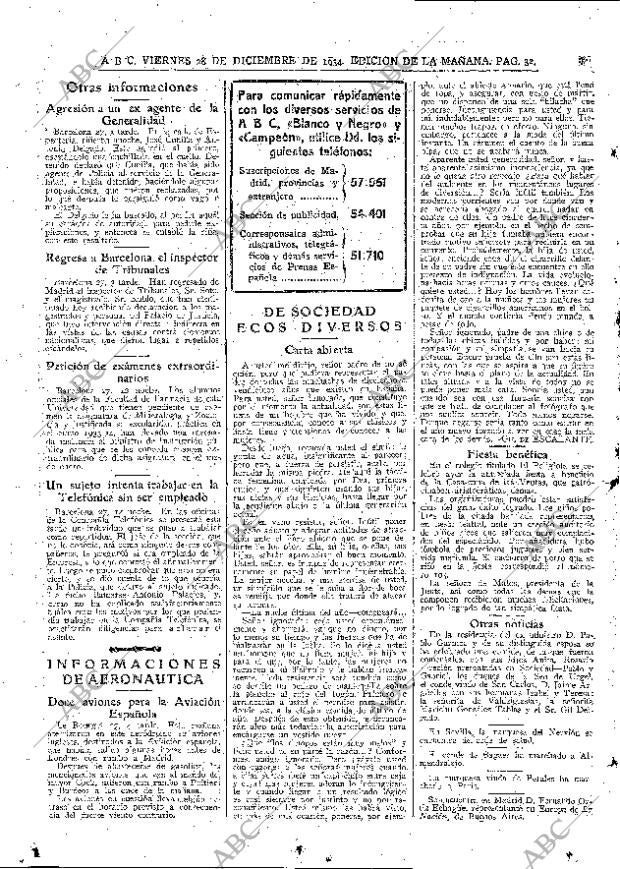 ABC MADRID 28-12-1934 página 32