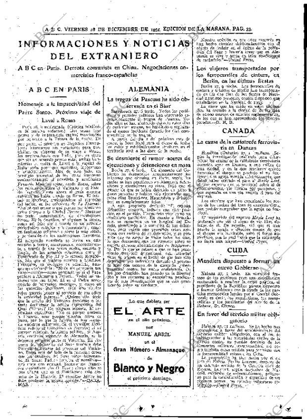 ABC MADRID 28-12-1934 página 33