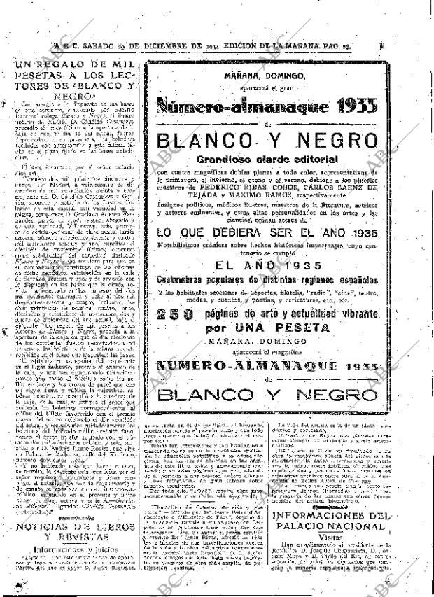 ABC MADRID 29-12-1934 página 23