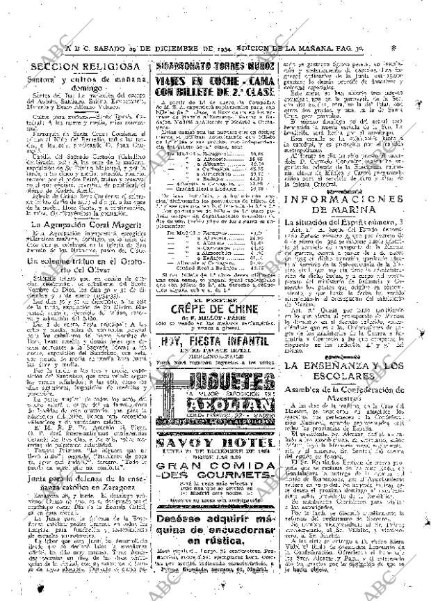 ABC MADRID 29-12-1934 página 30