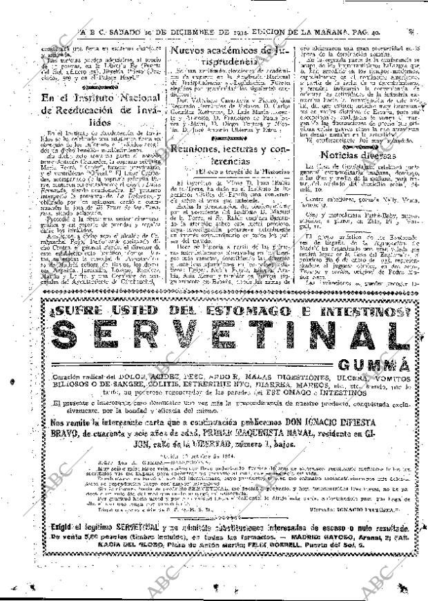 ABC MADRID 29-12-1934 página 40