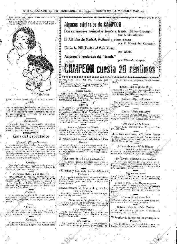 ABC MADRID 29-12-1934 página 49