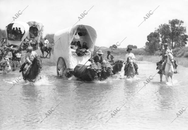 Principios de los Años 30. Vado del Quema. Foto Serrano. Fecha Aproximada