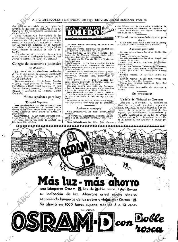 ABC MADRID 02-01-1935 página 26