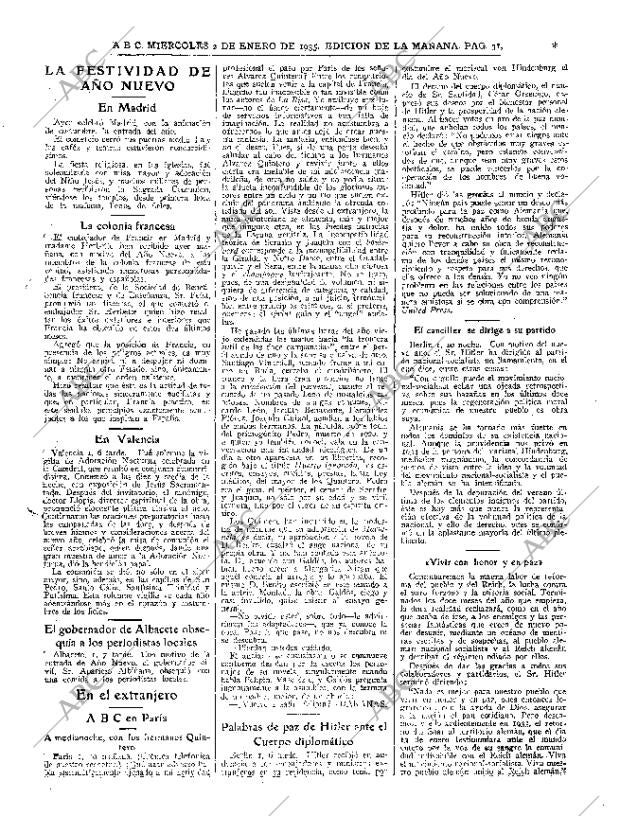 ABC MADRID 02-01-1935 página 27