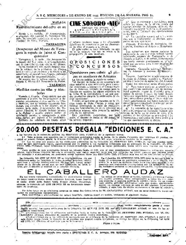 ABC MADRID 02-01-1935 página 30