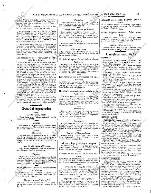 ABC MADRID 02-01-1935 página 43