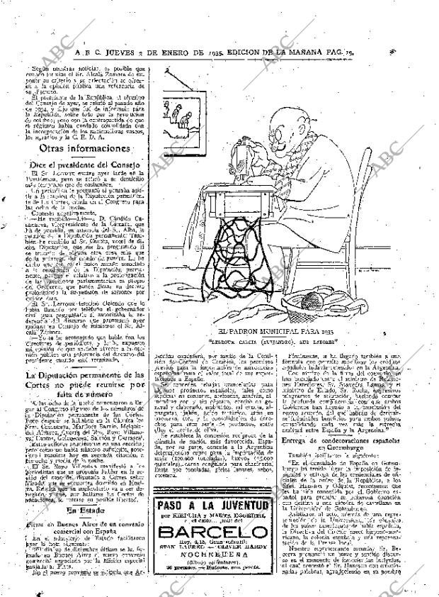 ABC MADRID 03-01-1935 página 19