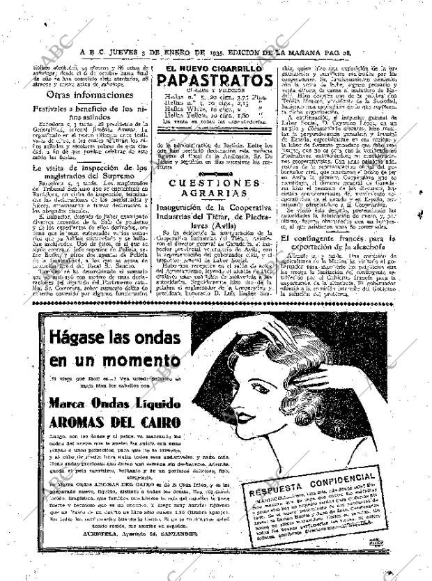 ABC MADRID 03-01-1935 página 28