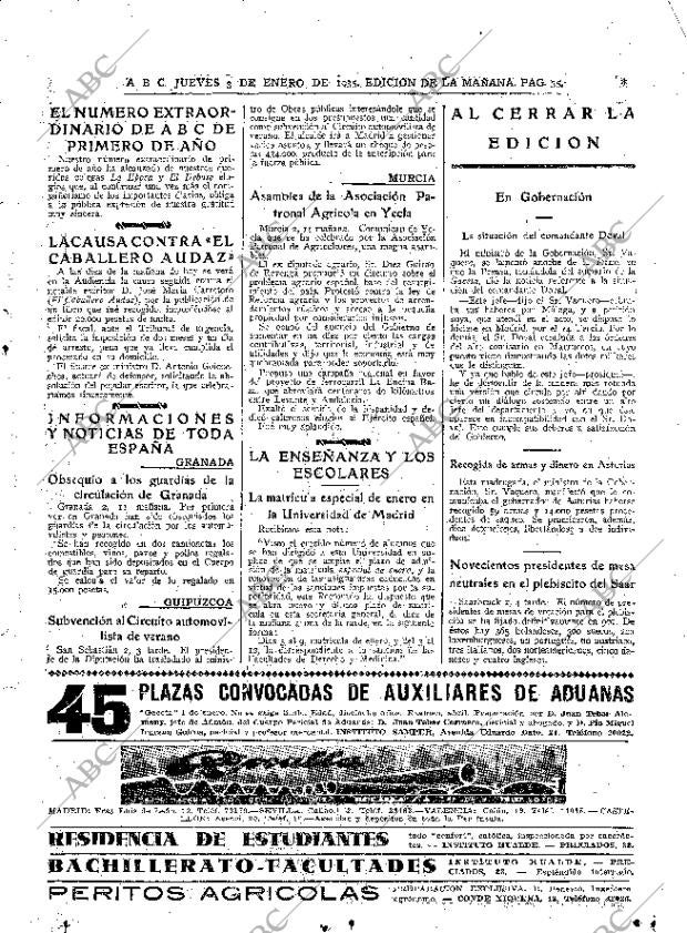 ABC MADRID 03-01-1935 página 35