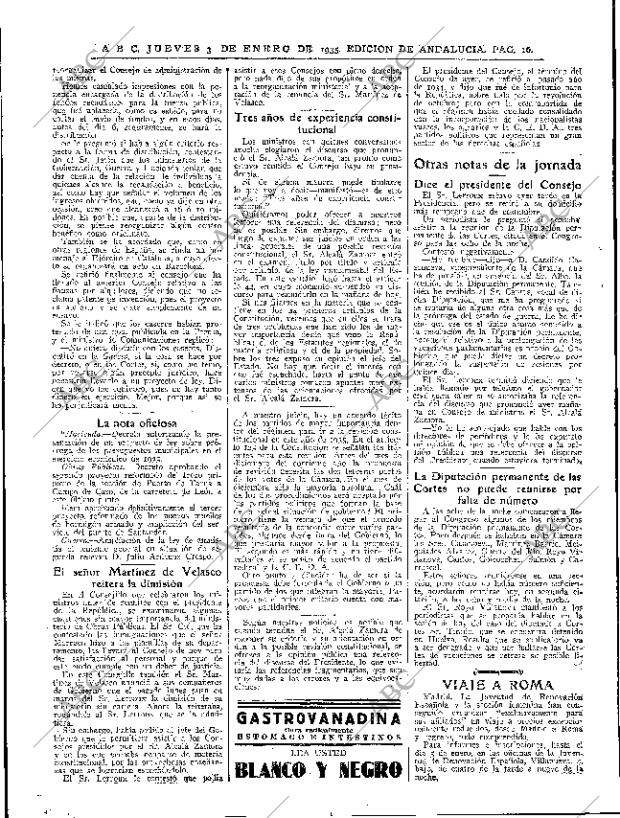 ABC SEVILLA 03-01-1935 página 16