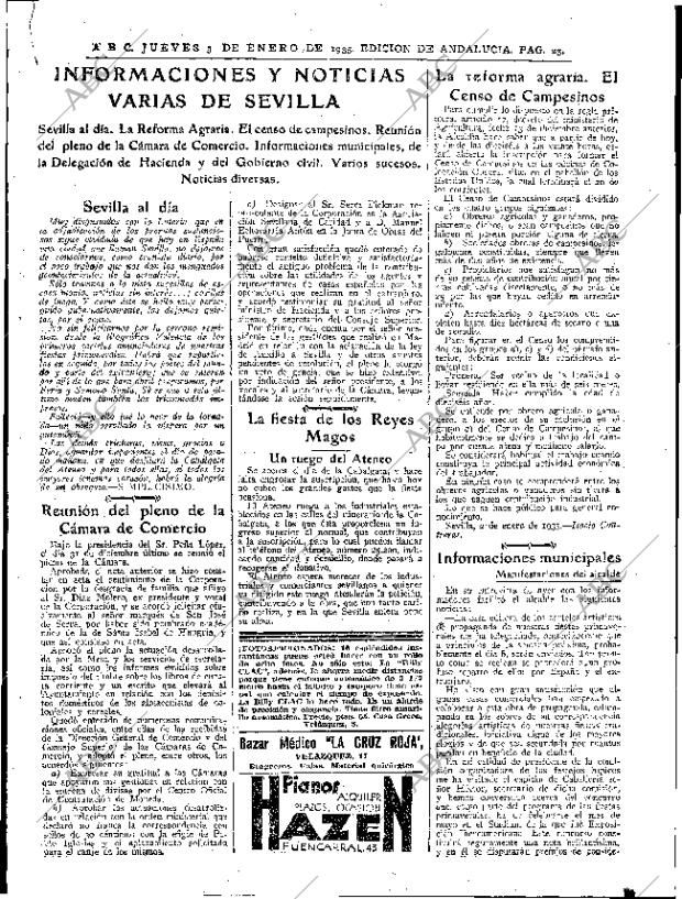 ABC SEVILLA 03-01-1935 página 23