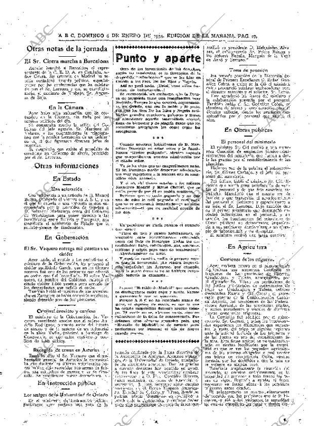 ABC MADRID 06-01-1935 página 27