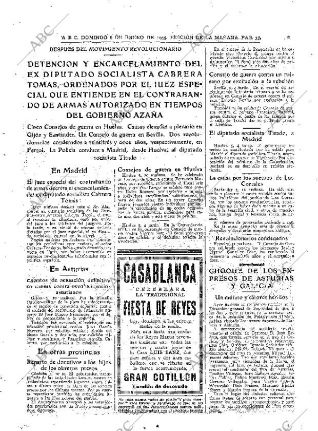 ABC MADRID 06-01-1935 página 33