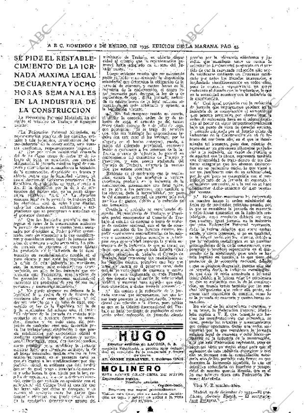 ABC MADRID 06-01-1935 página 43